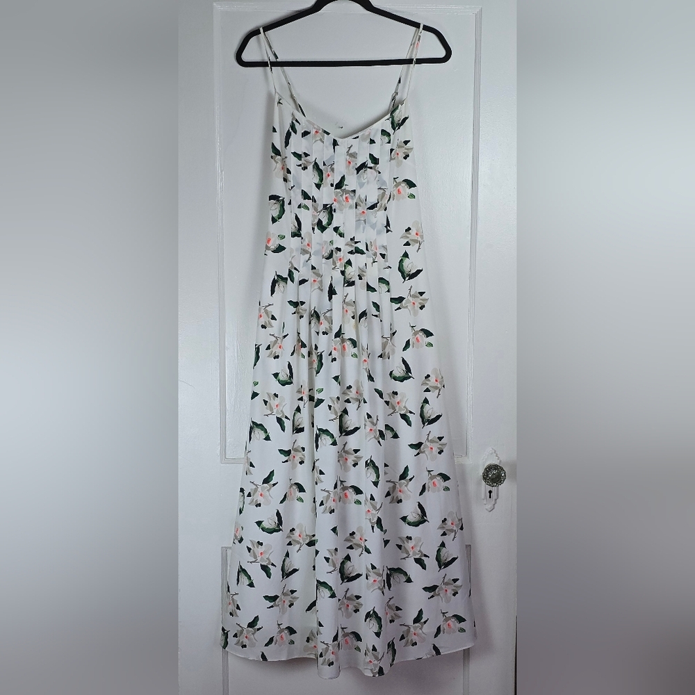 Banana Republic Factory Floral Maxi Sun Dress with Pockets Like New Size 14